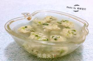 翠茼鱼圆的做法步骤：14