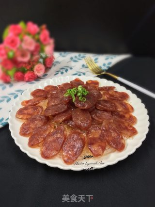 腊肠蒸粉丝的做法步骤：9