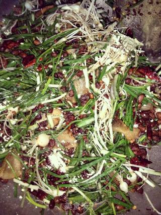 香脆野葱豆豉的做法步骤：9