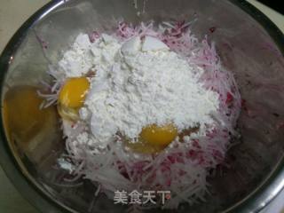 萝卜丝饼的做法步骤：3