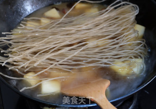羊肉萝卜炖粉条的做法步骤：11