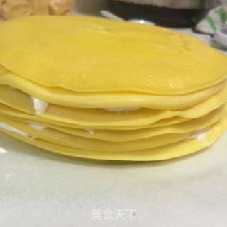 榴莲千层蛋糕的做法步骤：15
