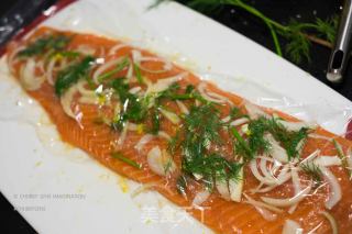 圣诞派对大餐系列：东欧盐渍三文鱼 Gravlax Salmon的做法步骤：5