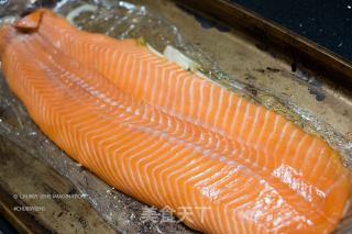 圣诞派对大餐系列：东欧盐渍三文鱼 Gravlax Salmon的做法步骤：6