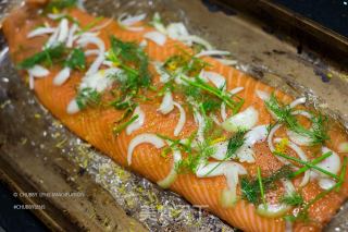 圣诞派对大餐系列：东欧盐渍三文鱼 Gravlax Salmon的做法步骤：7