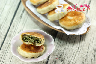 荠菜猪肉馅饼的做法步骤：14