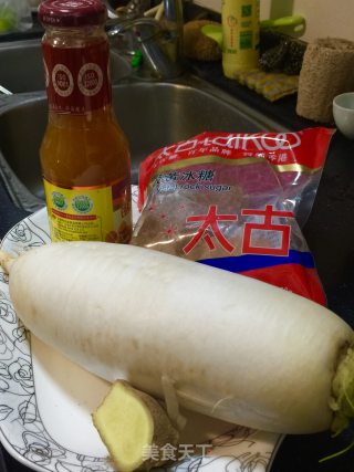 快手菜——鲍汁焖白萝卜的做法步骤：1