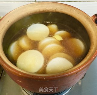 快手菜——鲍汁焖白萝卜的做法步骤：7
