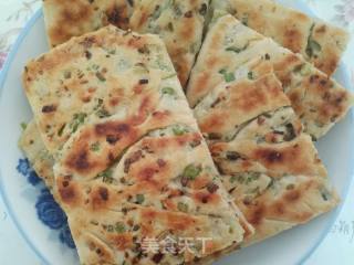 全麦面葱花饹饼的做法步骤：8