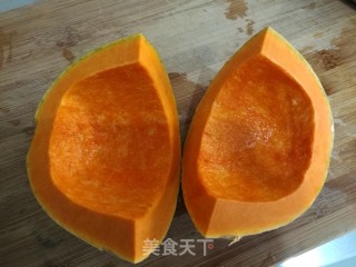 奶香南瓜羹的做法步骤：1