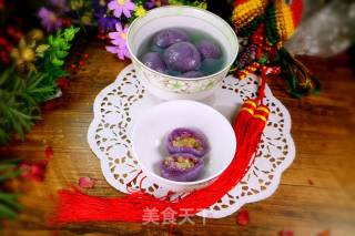 紫薯花生汤圆的做法步骤：6