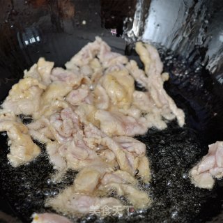 口菇炒肉片的做法步骤：3