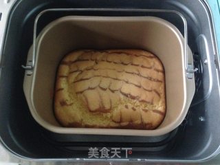 面包机版海绵蛋糕的做法步骤：12