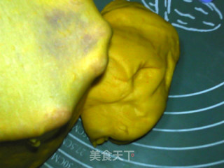 【法国】南瓜紫薯小土司的做法步骤：4
