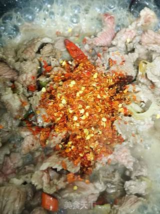 辣炒牛肉的做法步骤：6