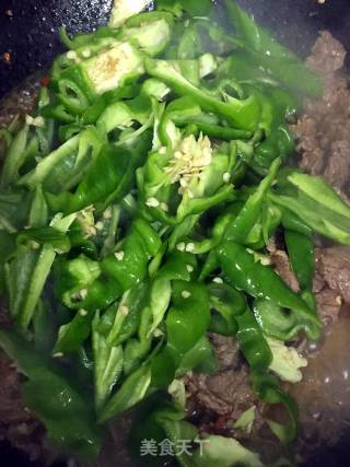 辣炒牛肉的做法步骤：7