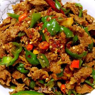 辣炒牛肉的做法步骤：10