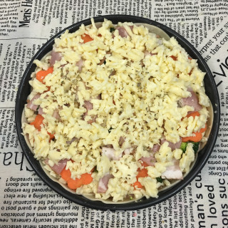 饺子皮披萨的做法步骤：8
