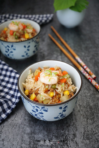 【杂蔬肉末焖饭】的做法步骤：11