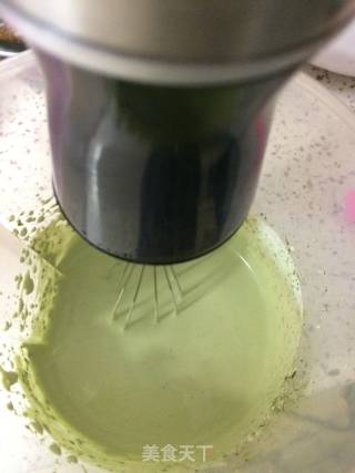 抹茶酸奶慕斯的做法步骤：3