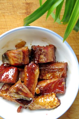 百事可乐烧湖南腊鱼的做法步骤：9