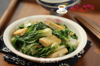 豆腐炒白菜的做法步骤：7
