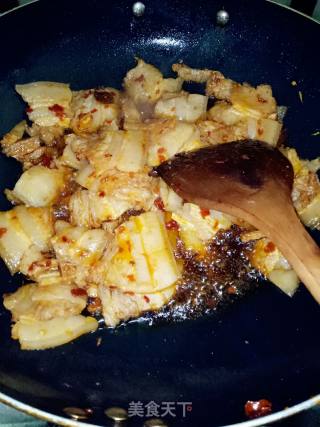木耳回锅肉的做法步骤：5
