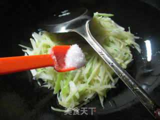 大葱土豆丝的做法步骤：6