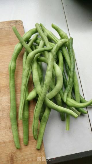 小炒四季豆的做法步骤：1