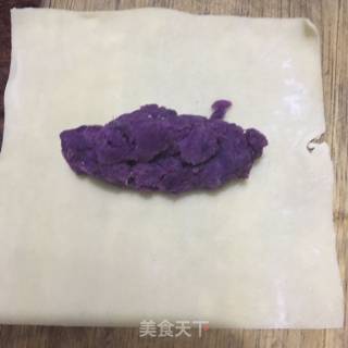 炸着吃的紫薯糖果的做法步骤：2