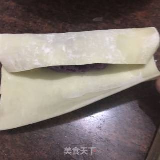 炸着吃的紫薯糖果的做法步骤：3