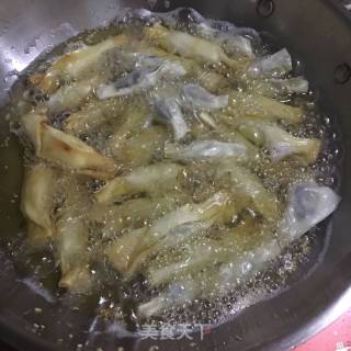 炸着吃的紫薯糖果的做法步骤：5
