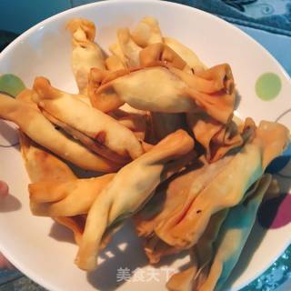 炸着吃的紫薯糖果的做法步骤：6