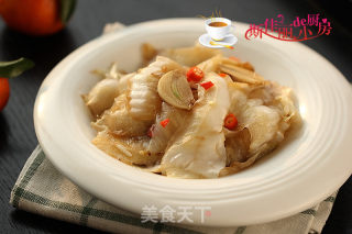 醋溜白菜梗的做法步骤：7
