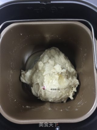 花生酱挤挤卡通汤种面包的做法步骤：4