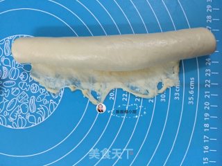 花生酱挤挤卡通汤种面包的做法步骤：12