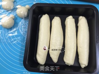 花生酱挤挤卡通汤种面包的做法步骤：14