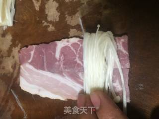 培根金针卷的做法步骤：2