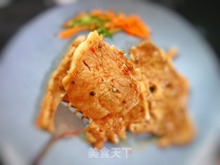 香煎黑椒羊蝴蝶排的做法步骤：8