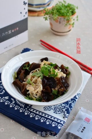 凉拌木耳金针菇的做法步骤：6