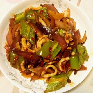 炒鱿鱼的做法步骤：14
