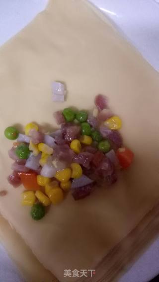 脆皮百叶卷的做法步骤：5