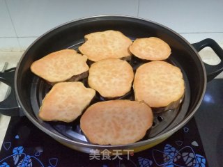 【台州】红薯花卷的做法步骤：1