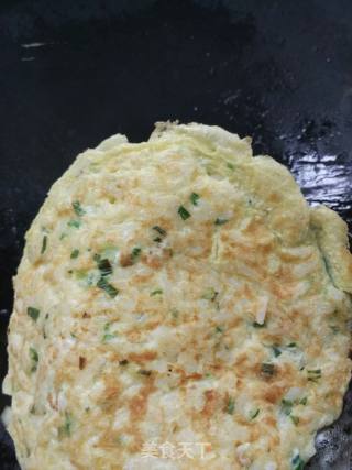 鸡蛋饭饼的做法步骤：2
