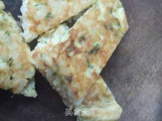 鸡蛋饭饼的做法步骤：3