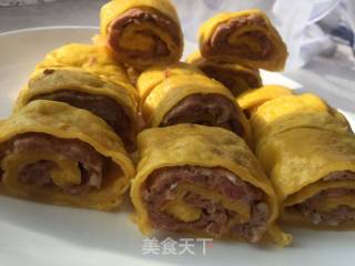 南瓜猪肉龙卷子的做法步骤：6