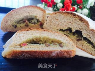 干果乳酪欧包的做法步骤：12