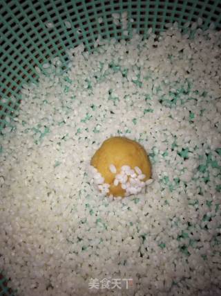 红薯紫薯糯米丸的做法步骤：3