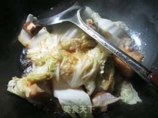 油豆腐香菇白菜的做法步骤：9
