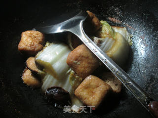 油豆腐香菇白菜的做法步骤：10